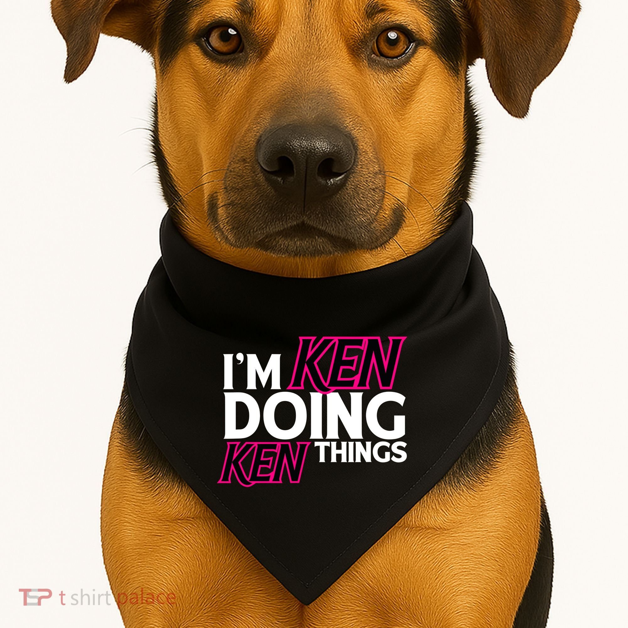 IM Ken Doing Ken Things Funny First Name Ken Sarcastic USA-Made Doggie Bandana