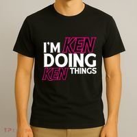 IM Ken Doing Ken Things Funny First Name Ken Sarcastic T-Shirt thumb 3
