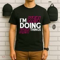 IM Ken Doing Ken Things Funny First Name Ken Sarcastic T-Shirt thumb 6