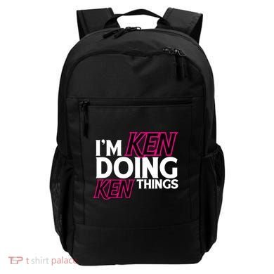 IM Ken Doing Ken Things Funny First Name Ken Sarcastic Backpack