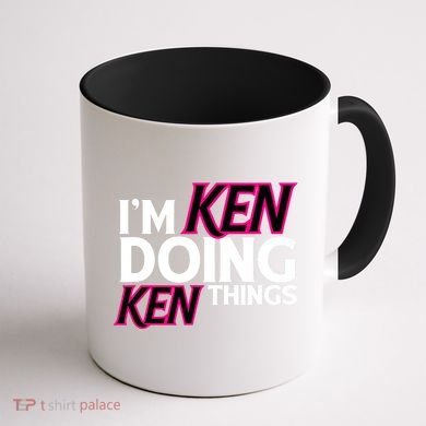 IM Ken Doing Ken Things Funny First Name Ken Sarcastic Coffee Mug back