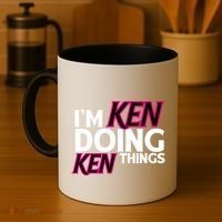 IM Ken Doing Ken Things Funny First Name Ken Sarcastic Coffee Mug thumb 4