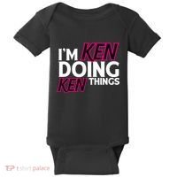 IM Ken Doing Ken Things Funny First Name Ken Sarcastic Baby Bodysuit thumb 0