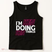 IM Ken Doing Ken Things Funny First Name Ken Sarcastic Tank Top thumb 2