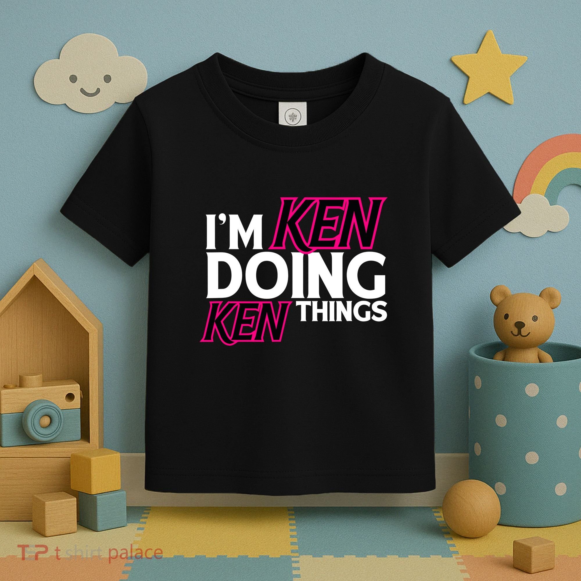IM Ken Doing Ken Things Funny First Name Ken Sarcastic Toddler T-Shirt