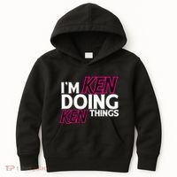 IM Ken Doing Ken Things Funny First Name Ken Sarcastic Kids Hoodie thumb 0
