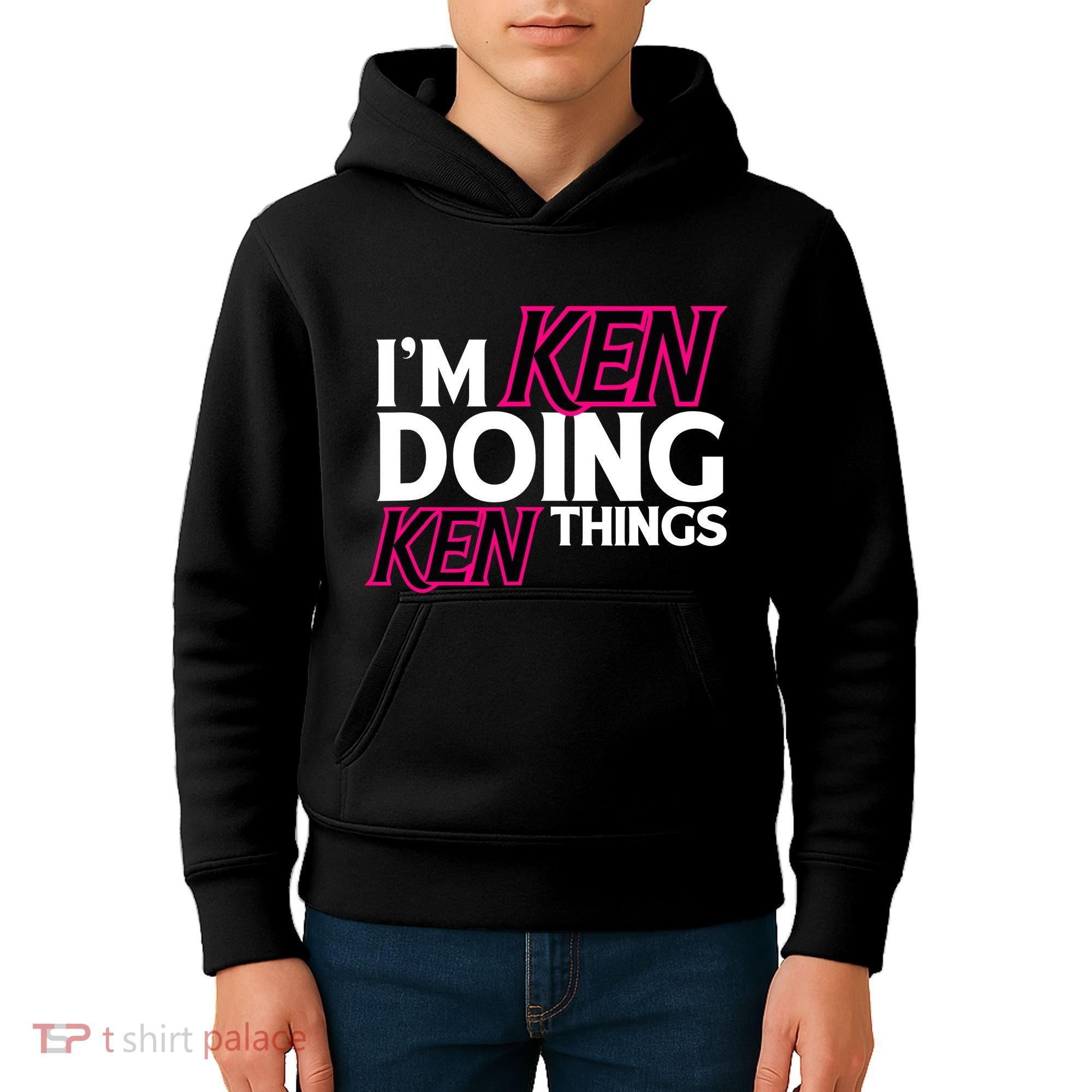 IM Ken Doing Ken Things Funny First Name Ken Sarcastic Kids Hoodie