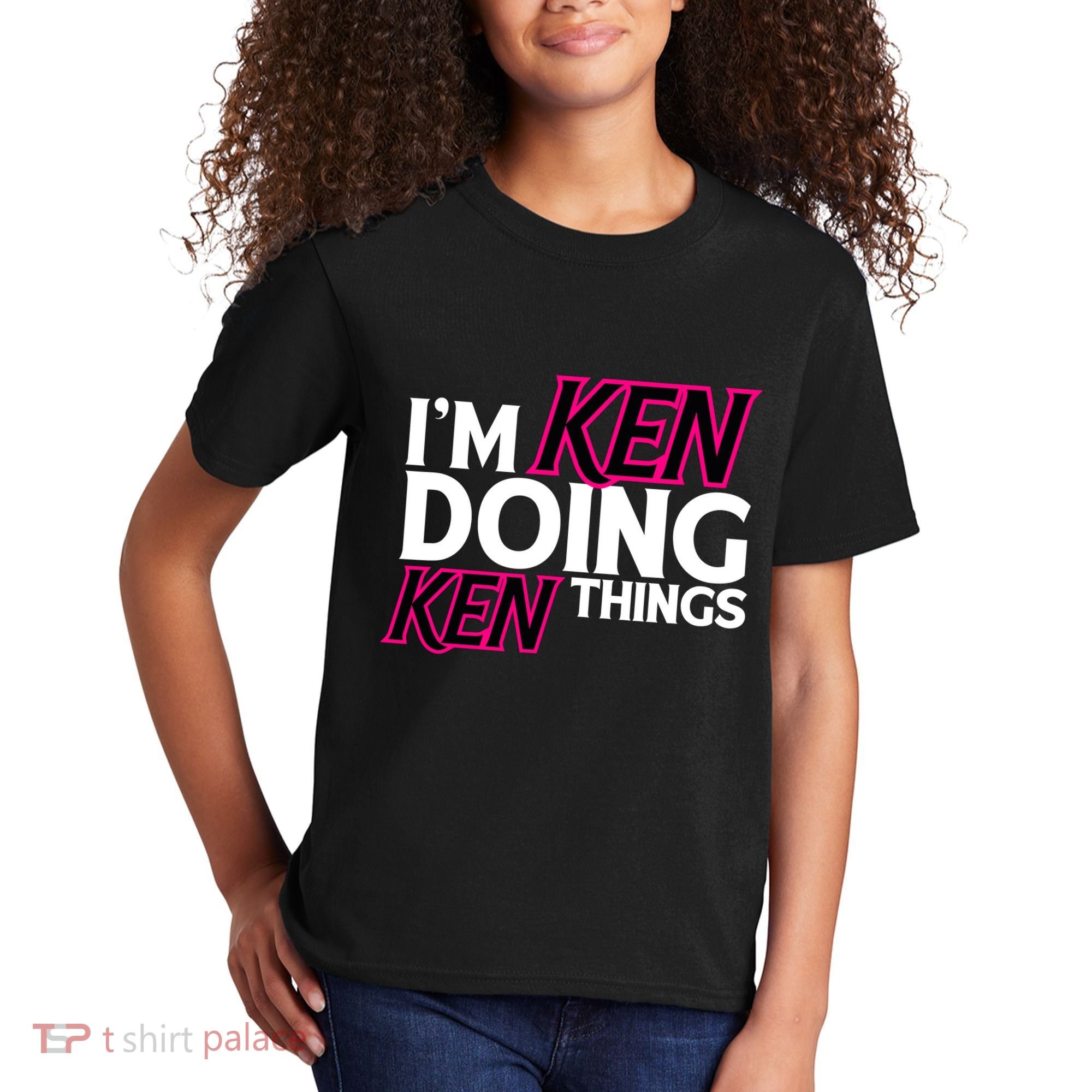 IM Ken Doing Ken Things Funny First Name Ken Sarcastic Kids T-Shirt