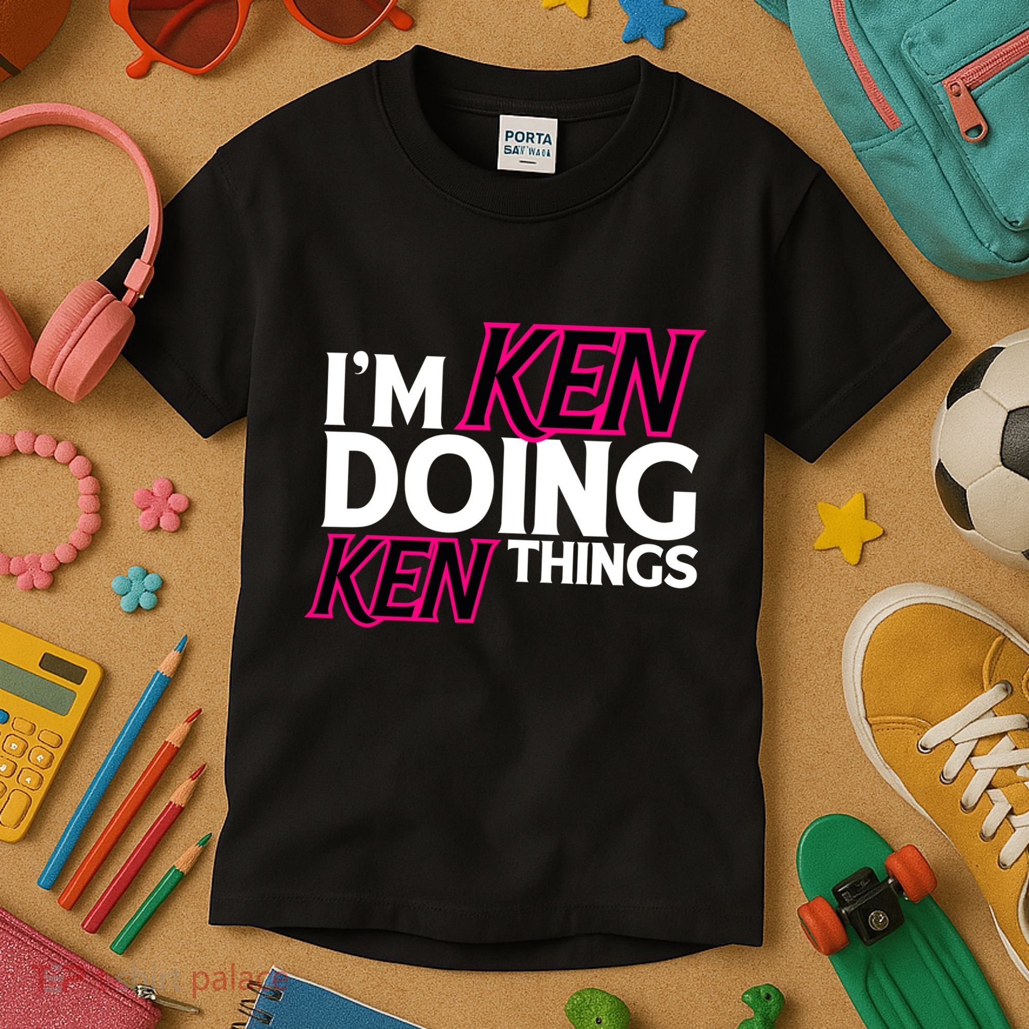 IM Ken Doing Ken Things Funny First Name Ken Sarcastic Kids T-Shirt
