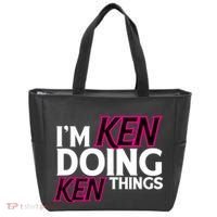 IM Ken Doing Ken Things Funny First Name Ken Sarcastic Tote Bag thumb 0