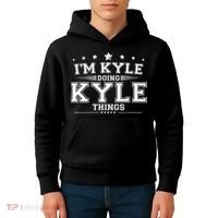 Im Kyle Doing Kyle Things Kids Hoodie thumb 4