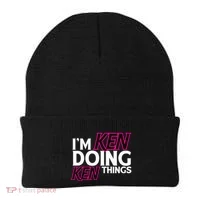 I'm Ken Doing Ken Things Funny First Name Ken Sarcastic Beanie thumb 0