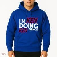 I'm Ken Doing Ken Things Funny First Name Ken Sarcastic Hoodie thumb 2