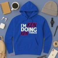 I'm Ken Doing Ken Things Funny First Name Ken Sarcastic Hoodie thumb 3