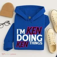 I'm Ken Doing Ken Things Funny First Name Ken Sarcastic Hoodie thumb 4
