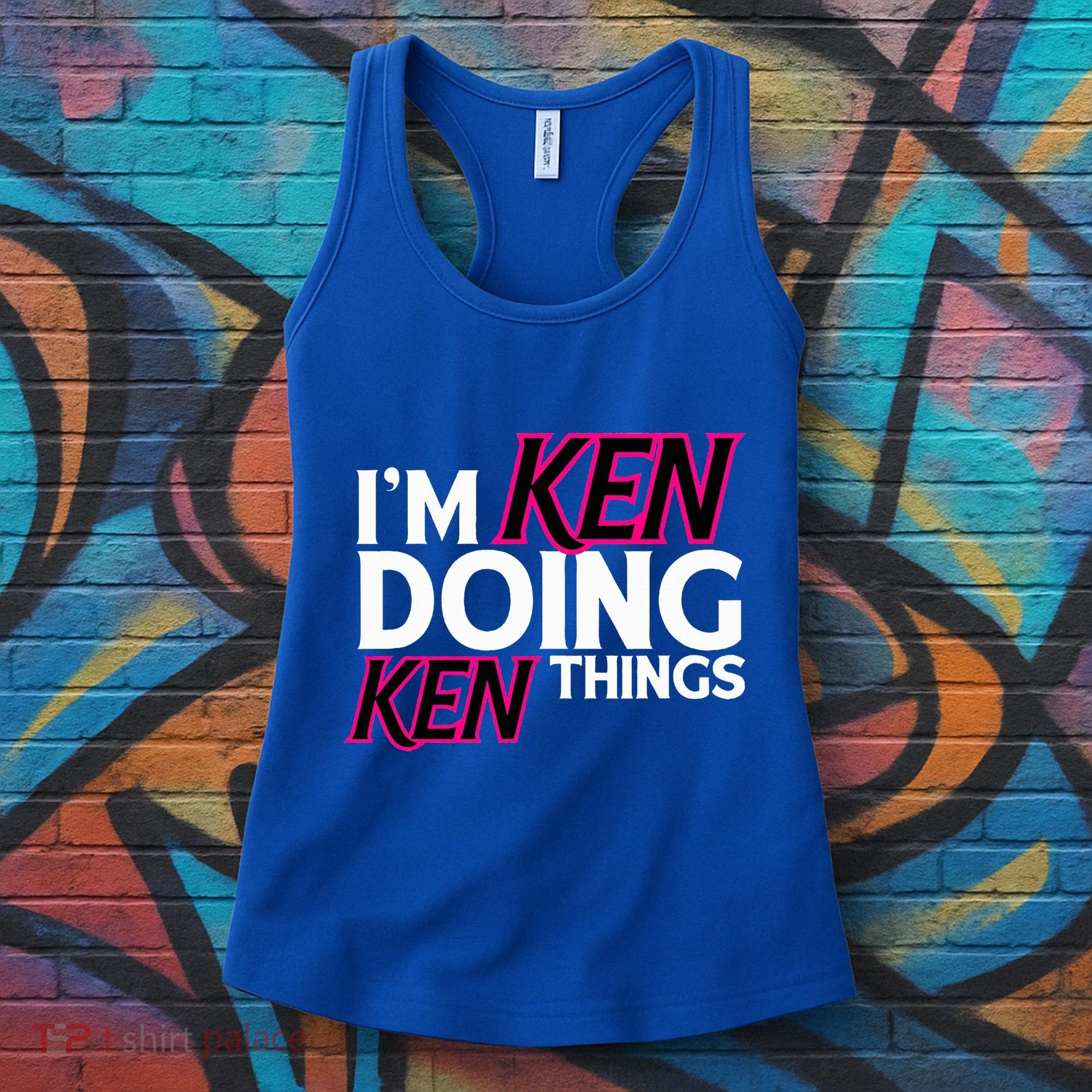 I'm Ken Doing Ken Things Funny First Name Ken Sarcastic Women's Tank Top
