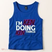 I'm Ken Doing Ken Things Funny First Name Ken Sarcastic Tank Top thumb 2