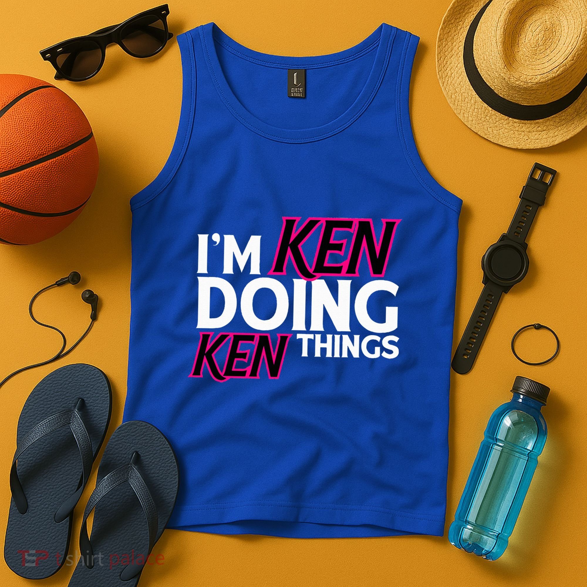 I'm Ken Doing Ken Things Funny First Name Ken Sarcastic Tank Top