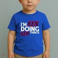 I'm Ken Doing Ken Things Funny First Name Ken Sarcastic Toddler T-Shirt thumb 2