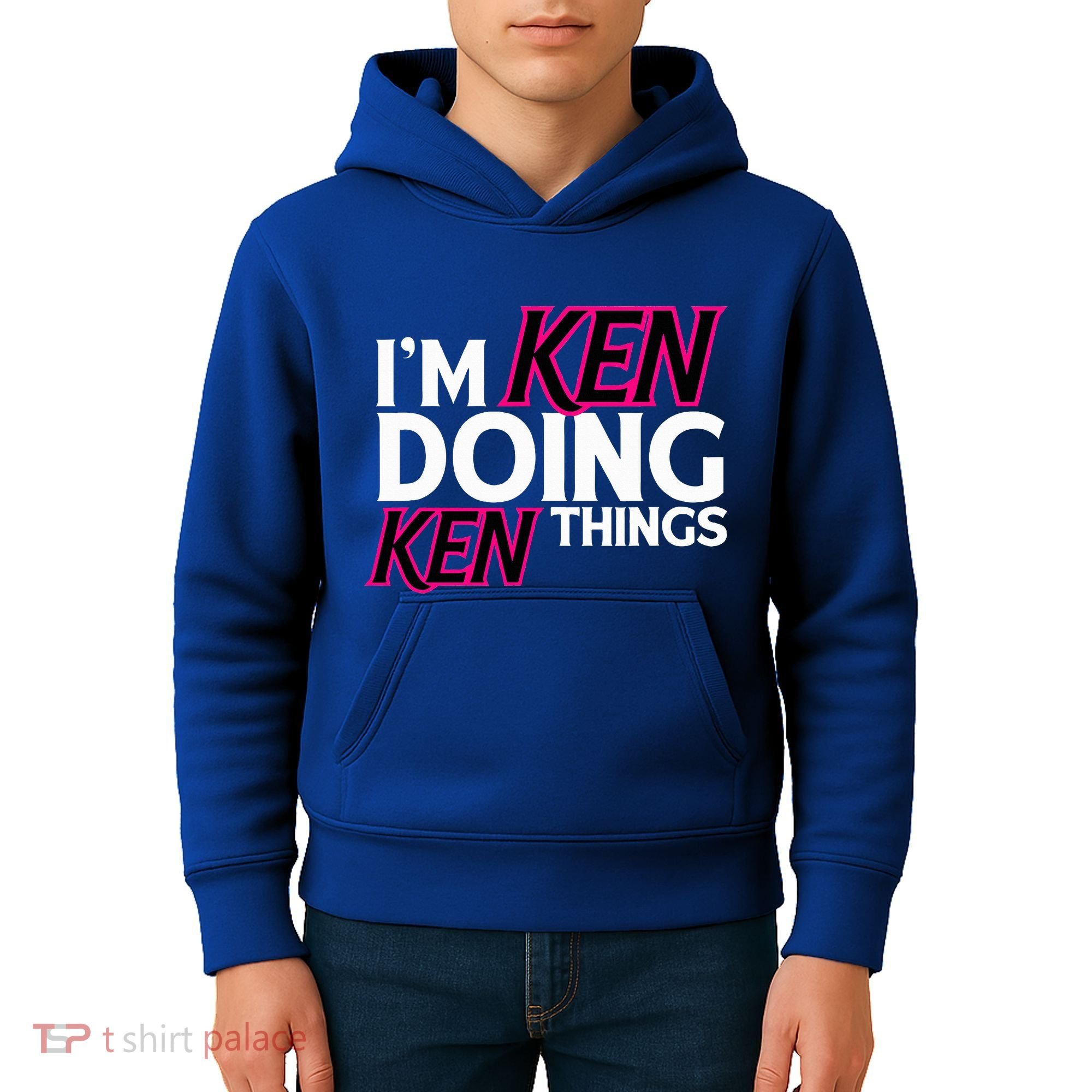 I'm Ken Doing Ken Things Funny First Name Ken Sarcastic Kids Hoodie