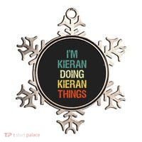 IM Kieran Doing Kieran Things Personalized First Name Gift Ornament thumb 0