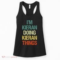 IM Kieran Doing Kieran Things Personalized First Name Gift Women's Tank Top thumb 0