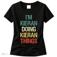 IM Kieran Doing Kieran Things Personalized First Name Gift Women's T-Shirt thumb 0