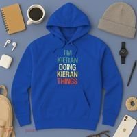 I'M Kieran Doing Kieran Things Personalized First Name Gift Hoodie thumb 3