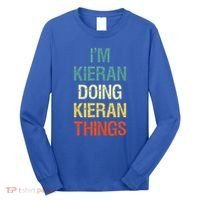 I'M Kieran Doing Kieran Things Personalized First Name Gift Long Sleeve Shirt thumb 0