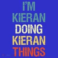 I'M Kieran Doing Kieran Things Personalized First Name Gift Toddler Hoodie thumb 2