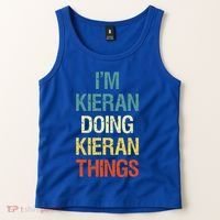 I'M Kieran Doing Kieran Things Personalized First Name Gift Tank Top thumb 2