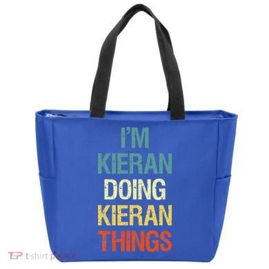 I'M Kieran Doing Kieran Things Personalized First Name Gift Tote Bag
