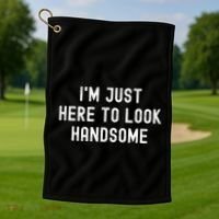 IM Kieran Doing Kieran Things Personalized First Name Gift Golf Towel thumb 1