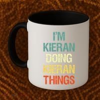 I'M Kieran Doing Kieran Things Personalized First Name Gift Coffee Mug thumb 2