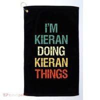 I'M Kieran Doing Kieran Things Personalized First Name Gift Golf Towel thumb 0