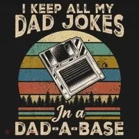 I Keep Dad Jokes In A Dad A Base T-Shirt thumb 7