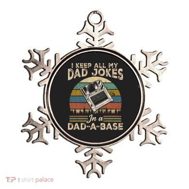 I Keep Dad Jokes In A Dad A Base Ornament