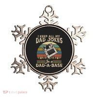 I Keep Dad Jokes In A Dad A Base Ornament thumb 0