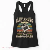 I Keep Dad Jokes In A Dad A Base Women's Tank Top thumb 0
