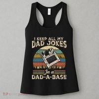 I Keep Dad Jokes In A Dad A Base Women's Tank Top thumb 3