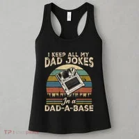 I Keep Dad Jokes In A Dad A Base Women's Tank Top thumb 3