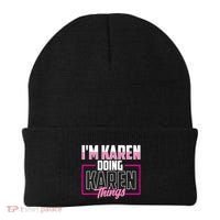 IM Karen Doing Karen Things Karens Calm Down Beanie thumb 0