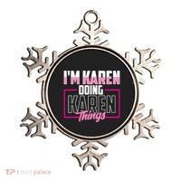 IM Karen Doing Karen Things Karens Calm Down Ornament thumb 0