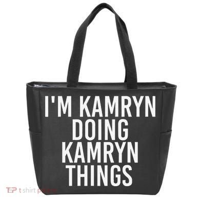 IM Kamryn Doing Kamryn Things Name Funny Birthday Gift Idea Tote Bag