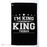 Im King Doing King Things Golf Towel thumb 0