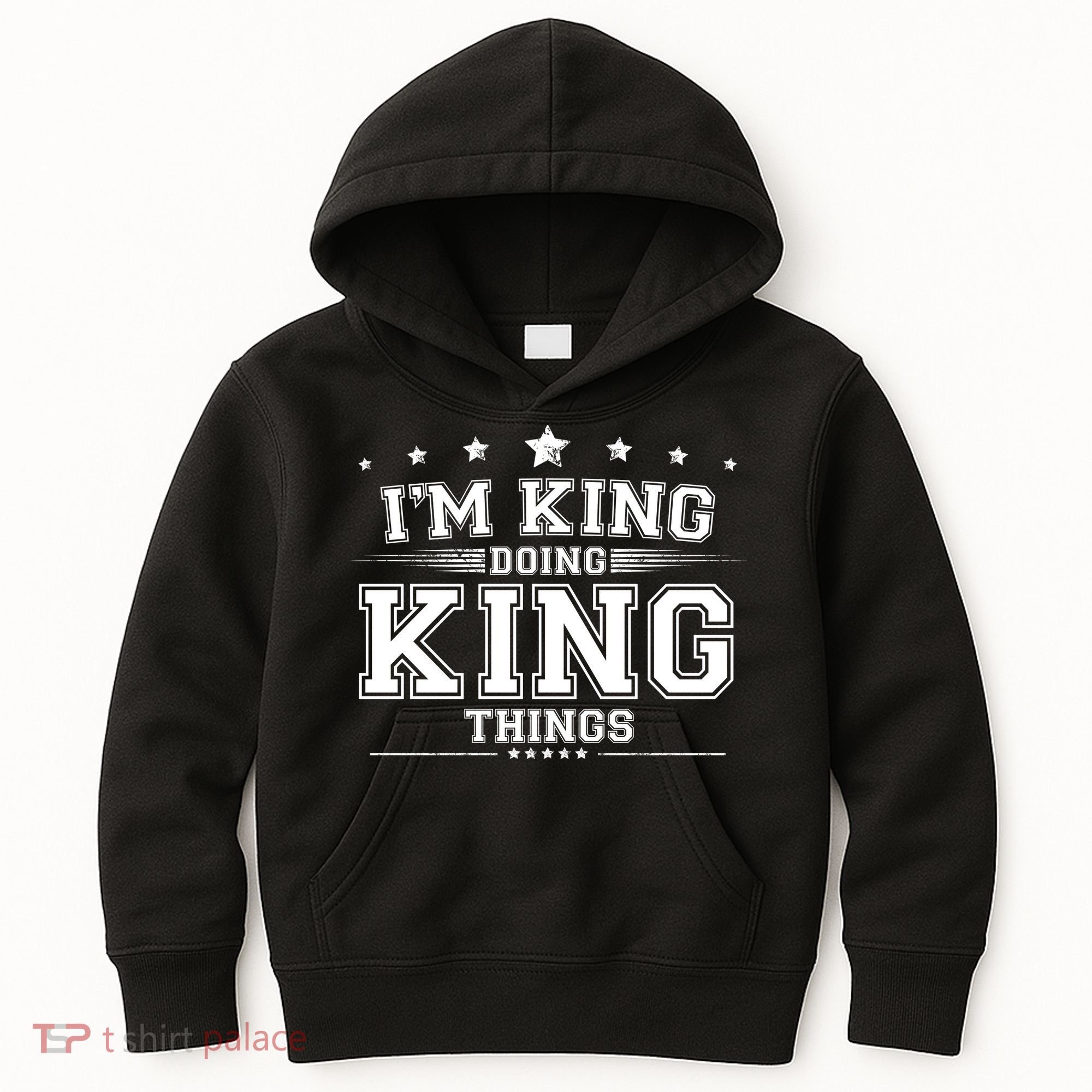 Im King Doing King Things Kids Hoodie
