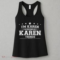 Im Karen Doing Karen Things Women's Tank Top thumb 3