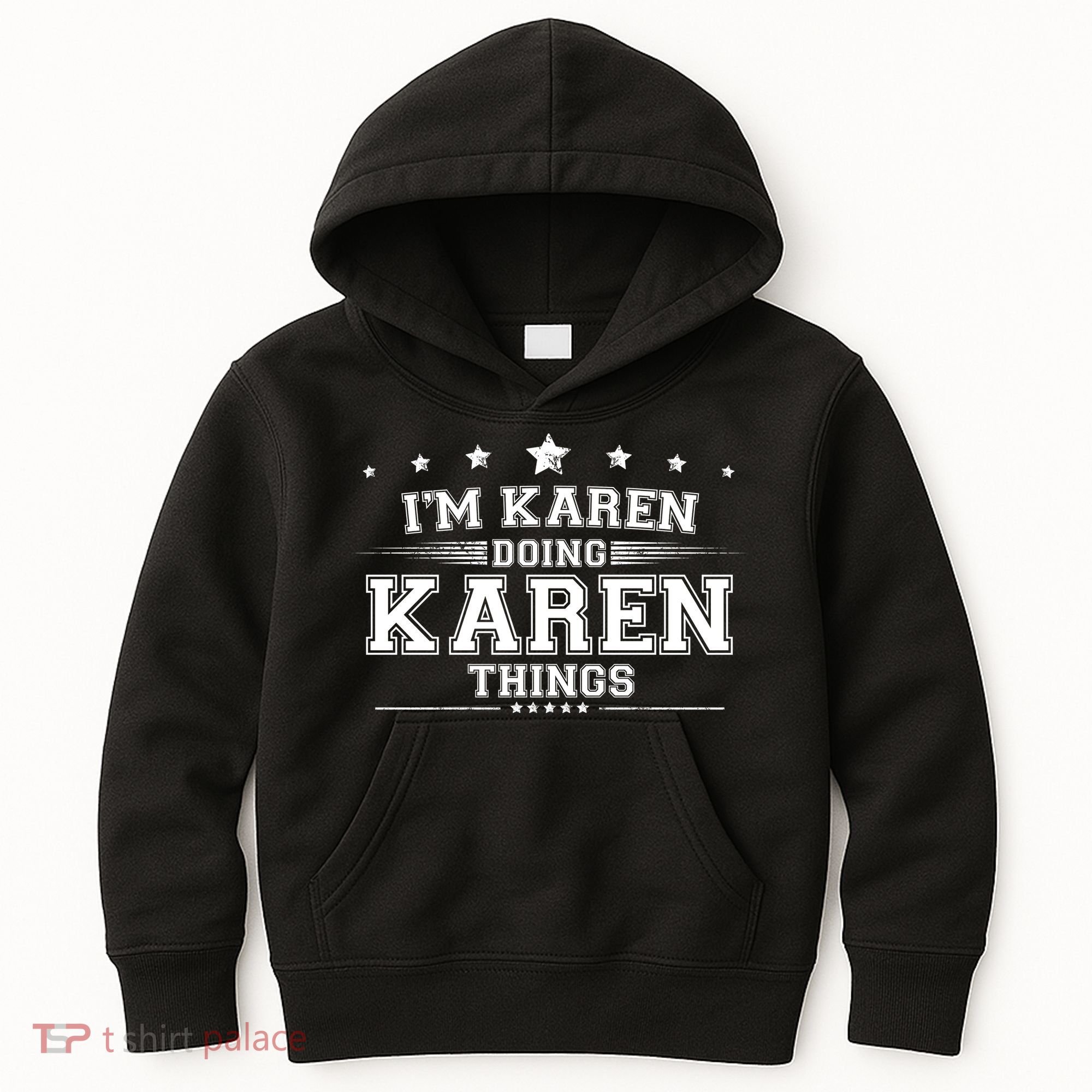 Im Karen Doing Karen Things Kids Hoodie