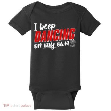 I Keep Dancing On My Own Philadelphia Baseball Baby Bodysuit