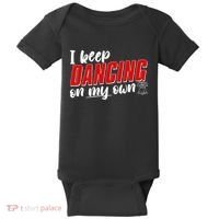 I Keep Dancing On My Own Philadelphia Baseball Baby Bodysuit thumb 0